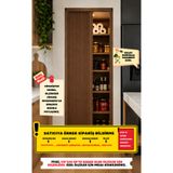 D&Y GAUDERY PLİSE AKORDİYON SÜRME KAPI – ÖLÇÜYE ÖZEL ÜRETİM (MAX 110x240 cm) KAHVE