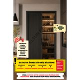 D&Y GAUDERY PLİSE AKORDİYON SÜRME KAPI – ÖLÇÜYE ÖZEL ÜRETİM (MAX 130x290 cm) ANTRASİT