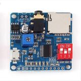 Dy-sv5w, Mp3, Wav, Ses, Çalma Modülü, Class D, Amfi, 5w, 4-8ohm, Hoparlör, Microusb, Uart, 8 Io Teti