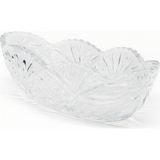 Dyatkovo Kristal El Yapımı Kristal Servis Kasesi-Raduga (22,3 Cm) - Beyaz