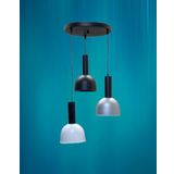 Dylight Lizie Retro Metal Dekoratif 3 lü Modern rustik Sarkıt Avize Çap:30 cm