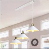 Dylight Metal Beyaz Üçlü Sarkıt Avize GENIŞLIK:60CM - Siyah - 1