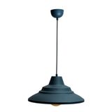 Dylight Retro Antrasit Metal Dekoratif Tekli Kafe Mutfak Aydınlatma Avize 45 Cm