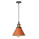 Dylight Retro Dekoratif Tekli Bakır Rustik Metal Sarkıt Avize 17 Cm