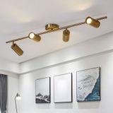 Dylight Retro Eskitme Kaplama Hareketli Modern Spor 4 Lü Led Spot Avize Günışığı Ampullü eskitme