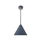 Dylight Retro Gri Metal Dekoratif Tekli Kafe Mutfak Aydınlatma Avize Çap:23cm