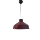 Dylight Retro Metal Bordo Dekoratif Ruktik Tekli Sarkıt Kafe Mutfak Aydınlatma Çap:30 cm dy1104