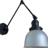 Dylight Retro Metal Dekoratif Akrobatik Rustik Gri Mafsallı Duvar Aplik
