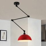 Dylight Retro Metal Dekoratif Mafsallı Akrobatik Kırmızı Avize Kırmızı dy00164