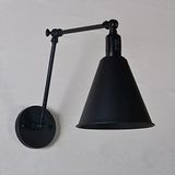 Dylight Retro Metal Dekoratif Mafsallı Akrobatik Siyah Duvar Aplik Siyah dy009