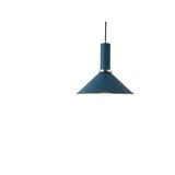 Dylight Retro Metal Dekoratif Metal Gece Mavisi Tekli Sarkıt Avize Çap 30 Cm