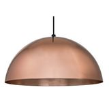 Dylight Retro Metal Dekoratif Rustik Bakır Tekli 40 cm Sarkıt Avize