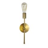Dylight Retro Metal Mat Gold Dekoratif Duvar Aplik