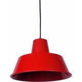 Dylight Retro Metal Sarkıt Avize Rustik Tekli Kırmızı Sarkıt Cafe Mutfak Aydınlatma Çap:35 cm - Siyah - 1