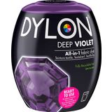 DYLON Çamaşır Makinesi Kumaş Boya Pod Giysiler ve Yumuşak Mobilyalar için, 350g Derin Menekşe