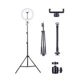 Dymax 10 Inc Ring Light Yuvarlak Halka Işık Sürekli Led Işık Youtube,tiktok,makyaj Selfie Led Işığı Tripot
