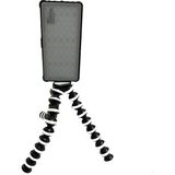 Dymax 135 LED Video Çekim Işığı Rgbli LED Işık Dolgu Efekt Vlogger Işığı + Ahtapod Tripod - Koyu Siyah
