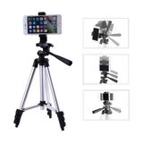 Dymax 135CM Cep Telefonu Video Tripod,fotoğraf Makinesi Için Tripot Taşıma Çantası ve Cep Telefon Tutacağı