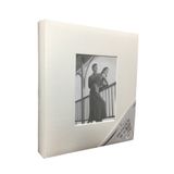Dymax Klasörlü 500lük Fotoğraf Albümü 10x15cm 500 lük Çerçeveli Vinleks Deri 10x15 Fotoraf Albüm Beyaz
