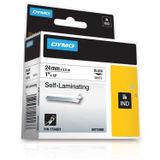 Dymo 1734821 Rhino Pro Beyaz Siyah 24 mm x 5.5 mt Lamine Vİril Şerit