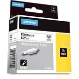 dymo 18055 rhinopro beyaz - siyah ısıyla küçülen şerit 12 mm x 1,5 metre - Yok
