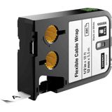 Dymo 1868806 Beyaz-Siyah 12x5.5 m Naylon Kablo Etiketi