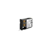 Dymo 1868809 XTL 6 mm x 2.7 mt Isıyla Küçülen Beyaz Üzerine Siyah Şerit