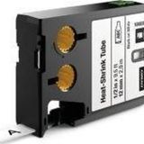 Dymo 1868810 XTL Siyah-Beyaz 12 mmx2.7 m Isıyla Küçülen Etiket
