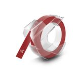 Dymo 3D Plastik Kabartma Şerit (9 mm x 3 mt), Kırmızı - S0898150