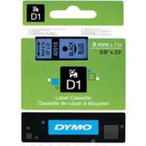 DYMO 40916 Mavi/Siyah D1 Yedek Şerit (9 mm x 7 mt) - Şeffaf - Siyah
