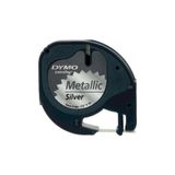 Dymo 59429 Metalik Gri Etiket Şeriti