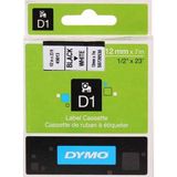 Dymo 720550-45015 D1 Beyaz-Kırmızı 12x7 m Şerit