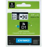 Dymo 720780-43613 D1 Beyaz-Siyah 6x7 m Şerit