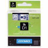 Dymo D1 45804 Beyaz-Mavi 19mm x 7m Şerit