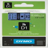 Dymo D1 Şerit 12X7 Mt Mavi-Siyah 45016 S0720560