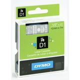 Dymo D1 Yedek Şerit 12 Mm X 7 Mt - Şeffaf/beyaz