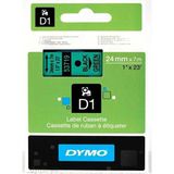 Dymo D1 Yedek Şerit 24 mm x 7 mt Yeşil/siyah (53719) - Yeşil - Siyah - 1 Adet