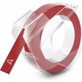 Dymo Kırmızı 3D Plastik Kabartma Yedek Şerit (9mm x 3mt)