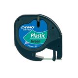Dymo Letratag 12 mmx4 Metre Yeşi Plastik Şerit