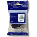 Dymo Letratag 91200 (59421) 12Mmx4m Beyaz Etiket Siyah Muadil Etiket (Laminasyon Şerit)