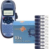 Dymo Letratag Etiket Yazıcısı Ve Ecotag Kağıt Şerit Etiket Beyaz 10 Lu