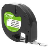 Dymo Letratag Kağıt Şerit 12MM x 4 mt Beyaz Renk 1 Adet Kırtasiye Ürünü S0721510