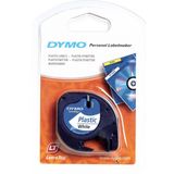 Dymo LetraTag Plastik Şerit (12mm x 4 mt) - Beyaz (59422)