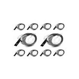 Dymo Mekanik Etiketleme Makinesi ile Uyumlu Kabartma Şerit, 9mm x 3m, Siyah, 10'lu Paket