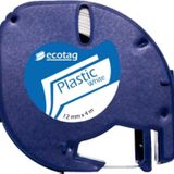 Dymo Muadil Plastik Beyaz Etiket 5 Adet 12 mm x 4 M Şerit Etiket