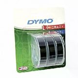 Dymo Rhino Kabartma Şerit 9 Mm S 3M 3 Lü Blister Siyah S0847730