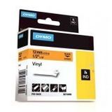 Dymo RhinoPro 18435 Siyah-Turuncu 12 mm 5.5 m Renkli Vinil Şerit