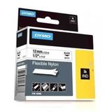 Dymo RhinoPro 18488 Beyaz-Siyah 12 mm 3.5 mt Naylon Şerit