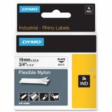 Dymo RhinoPro 18489 Beyaz-Siyah 19mm x 3.5m Naylon Şerit