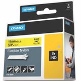 Dymo RhinoPRO 18491 19 mm x 3.5 mt Sarı - Siyah Renk Etiket Bandı
